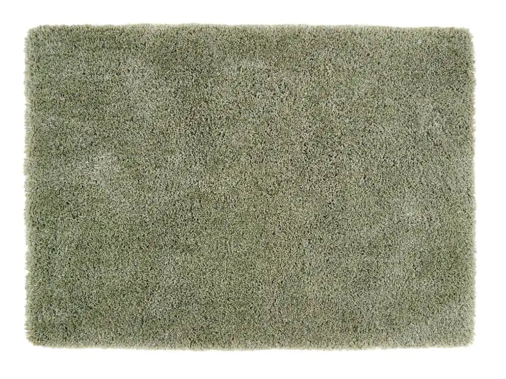 Sage Green Solid Plush Shag Rug - Image 3