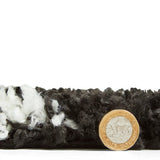 Scandi Contrast Black & White Retro Plush Shag Rug - Image 3