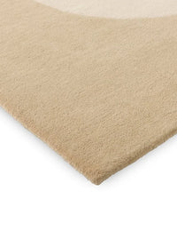 Seireeni Warm Beige Abstract Hand-Tufted Wool Rug - Image 4