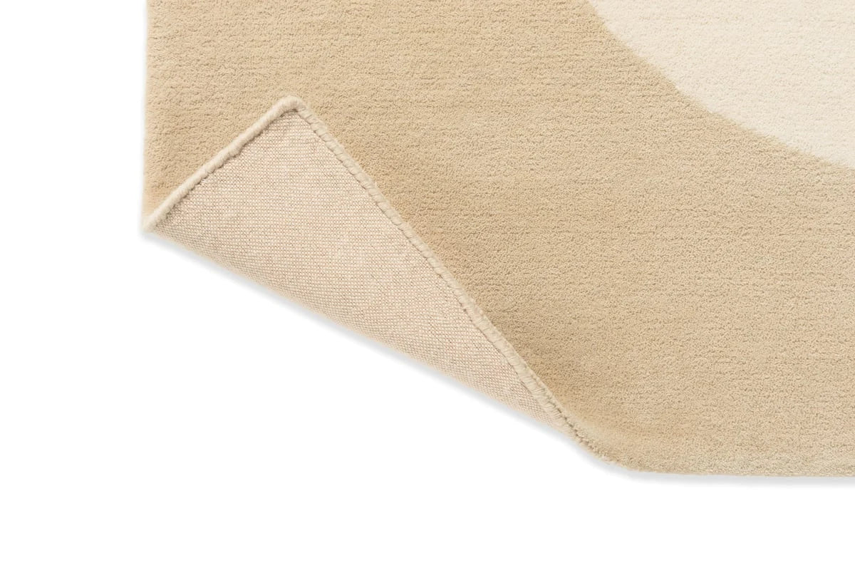 Seireeni Warm Beige Abstract Hand-Tufted Wool Rug - Image 5