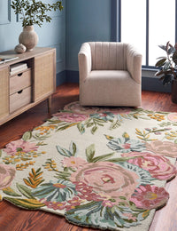 Shindig Floral Hand-Tufted Wool Rug - Image 2