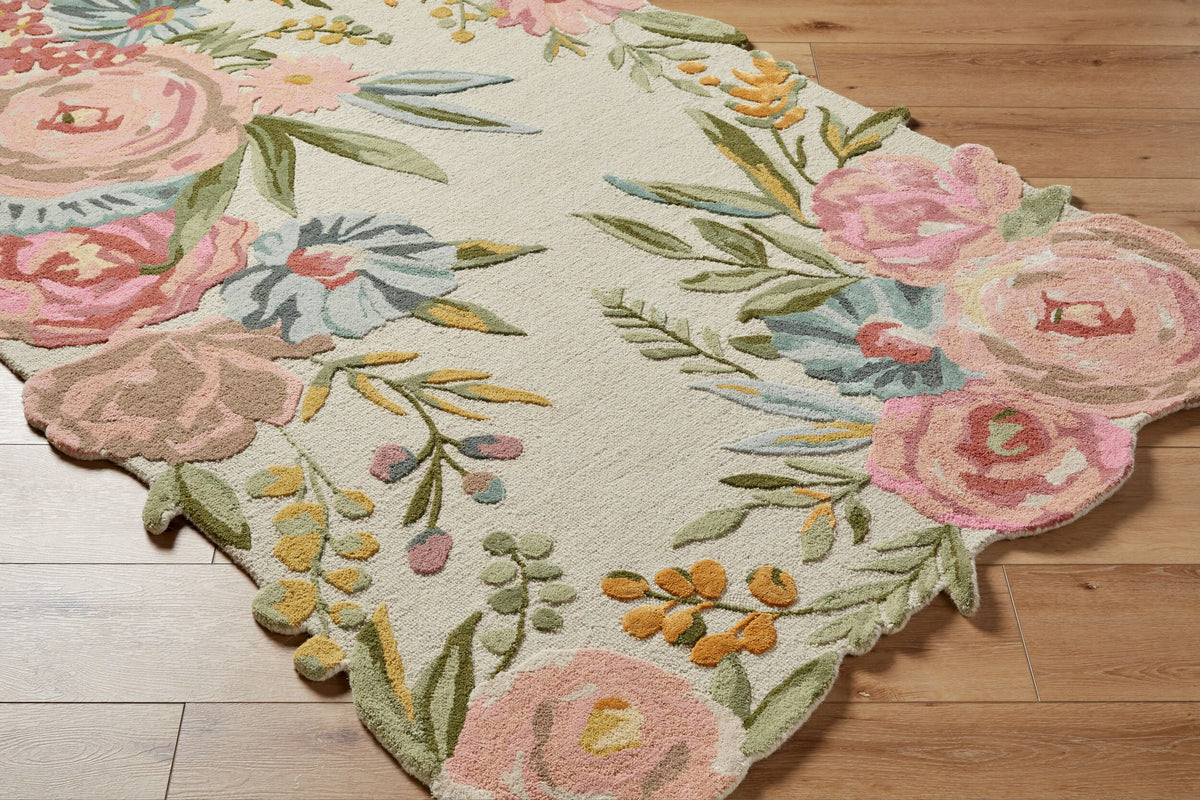 Shindig Floral Hand-Tufted Wool Rug - Image 4