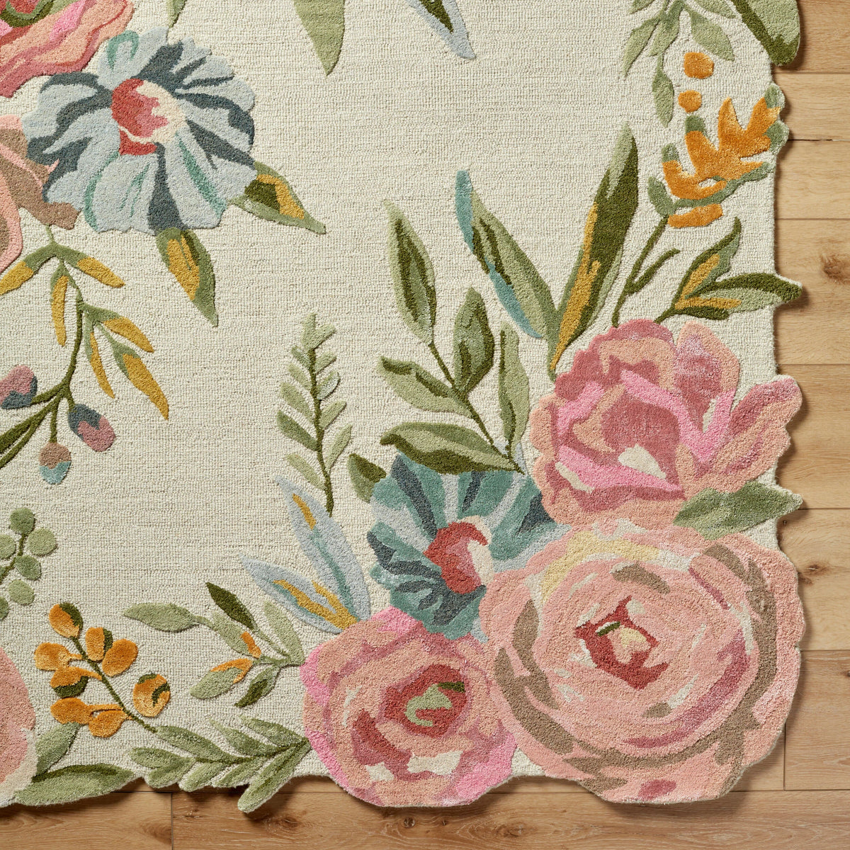 Shindig Floral Hand-Tufted Wool Rug - Image 5