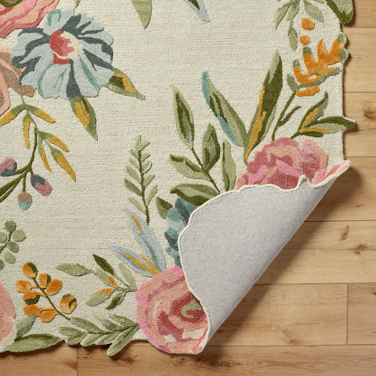 Shindig Floral Hand-Tufted Wool Rug - Image 6