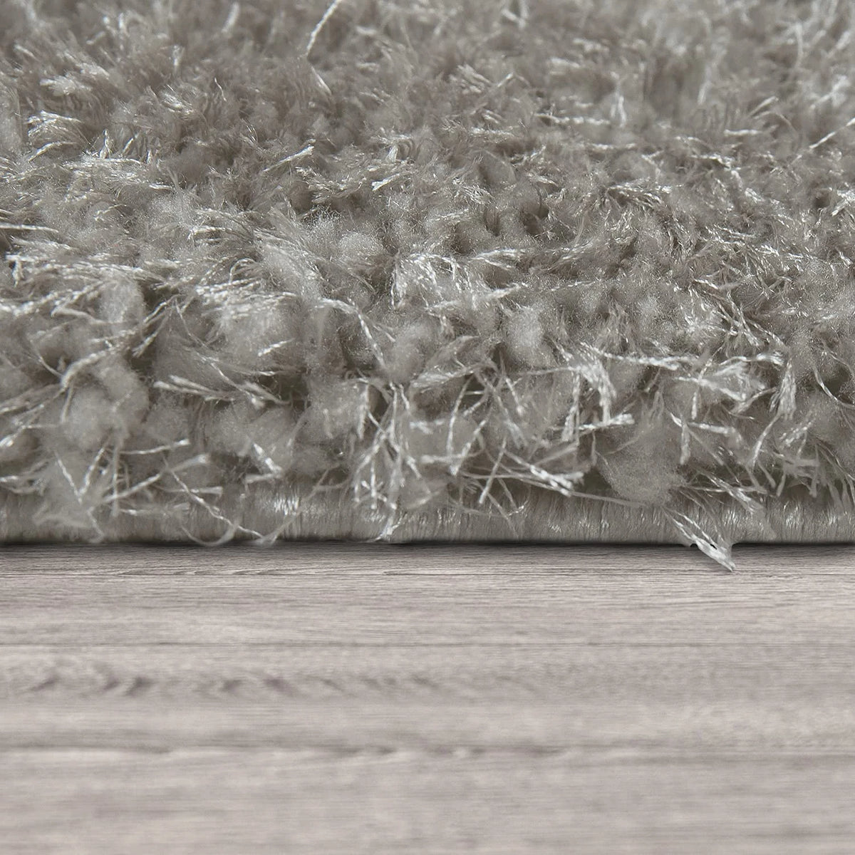 Silver D Plush Shag Rug - Image 2