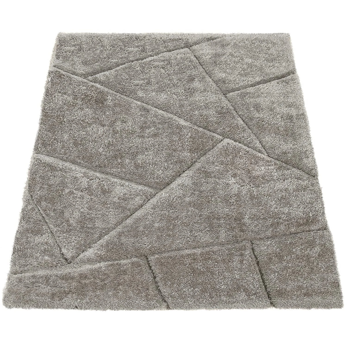 Silver D Plush Shag Rug - Image 3