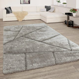 Silver D Plush Shag Rug - Image 4