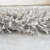 Silver Mint Ombre Collection Plush Shag Rug - Image 4