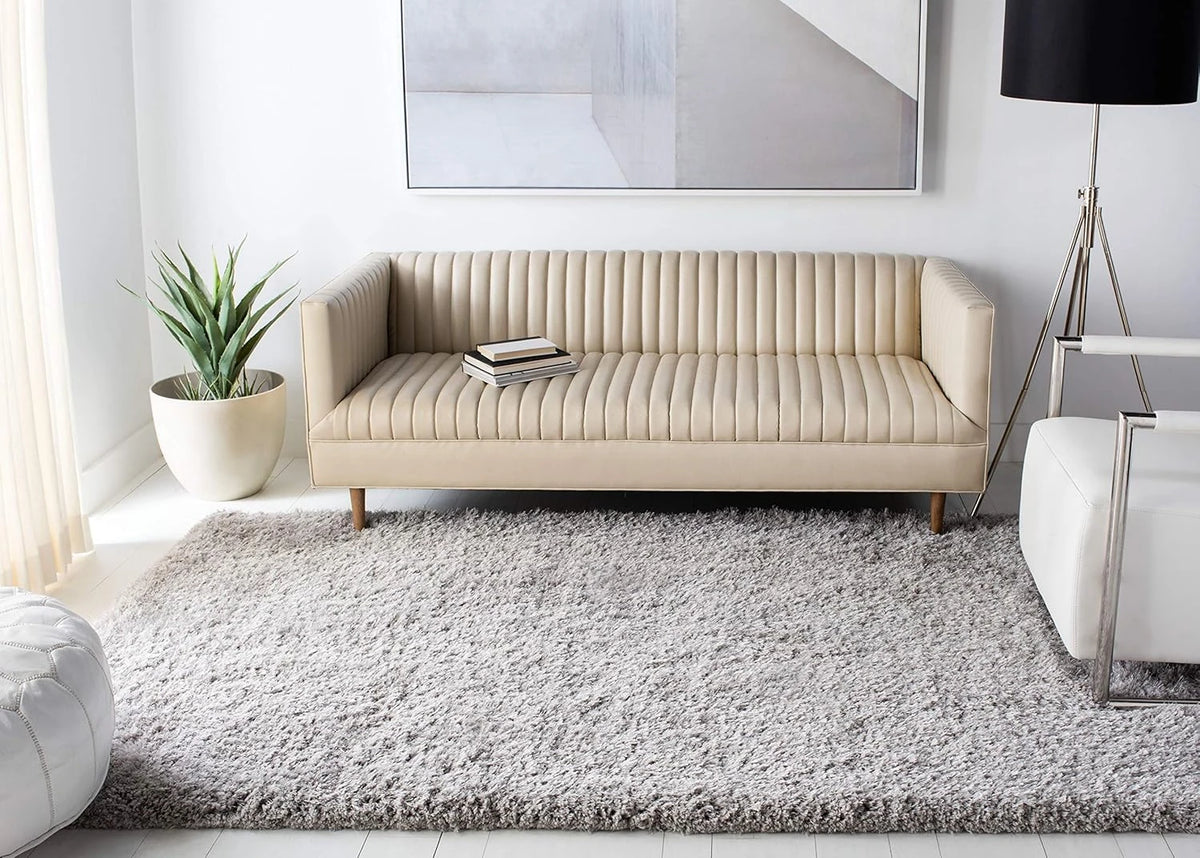 Silver Mint Ombre Collection Plush Shag Rug - Image 5