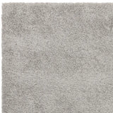 Silver Solid Plush Shag Rug - Image 3