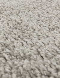Silver Solid Plush Shag Rug - Image 5