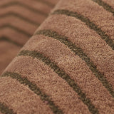 Simbus Copper Geometric Hand-Tufted Wool Rug - Image 5