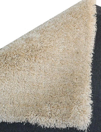 Skin Beige Solid Plush Shag Rug - Image 3