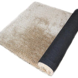 Skin Beige Solid Plush Shag Rug - Image 6