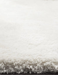 Snow White Solid Plush Shag Rug - Image 2