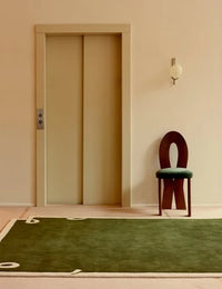 Solmaze Irregular Hand-Tufted Wool Rug - Image 1