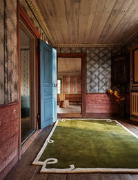 Solmaze Irregular Hand-Tufted Wool Rug - Image 2