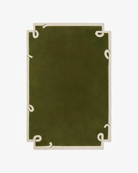 Solmaze Irregular Hand-Tufted Wool Rug - Image 3