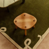 Solmaze Irregular Hand-Tufted Wool Rug - Image 4