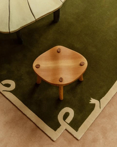 Solmaze Irregular Hand-Tufted Wool Rug - Image 4