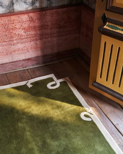 Solmaze Irregular Hand-Tufted Wool Rug - Image 6
