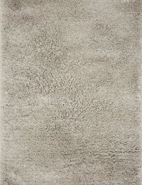 Space Grey Solid Plush Shag Rug - Image 2