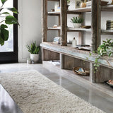 Space Grey Solid Plush Shag Rug - Image 3