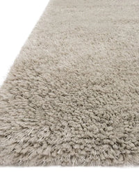 Space Grey Solid Plush Shag Rug - Image 4