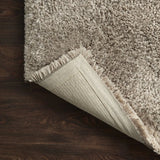 Space Grey Solid Plush Shag Rug - Image 5