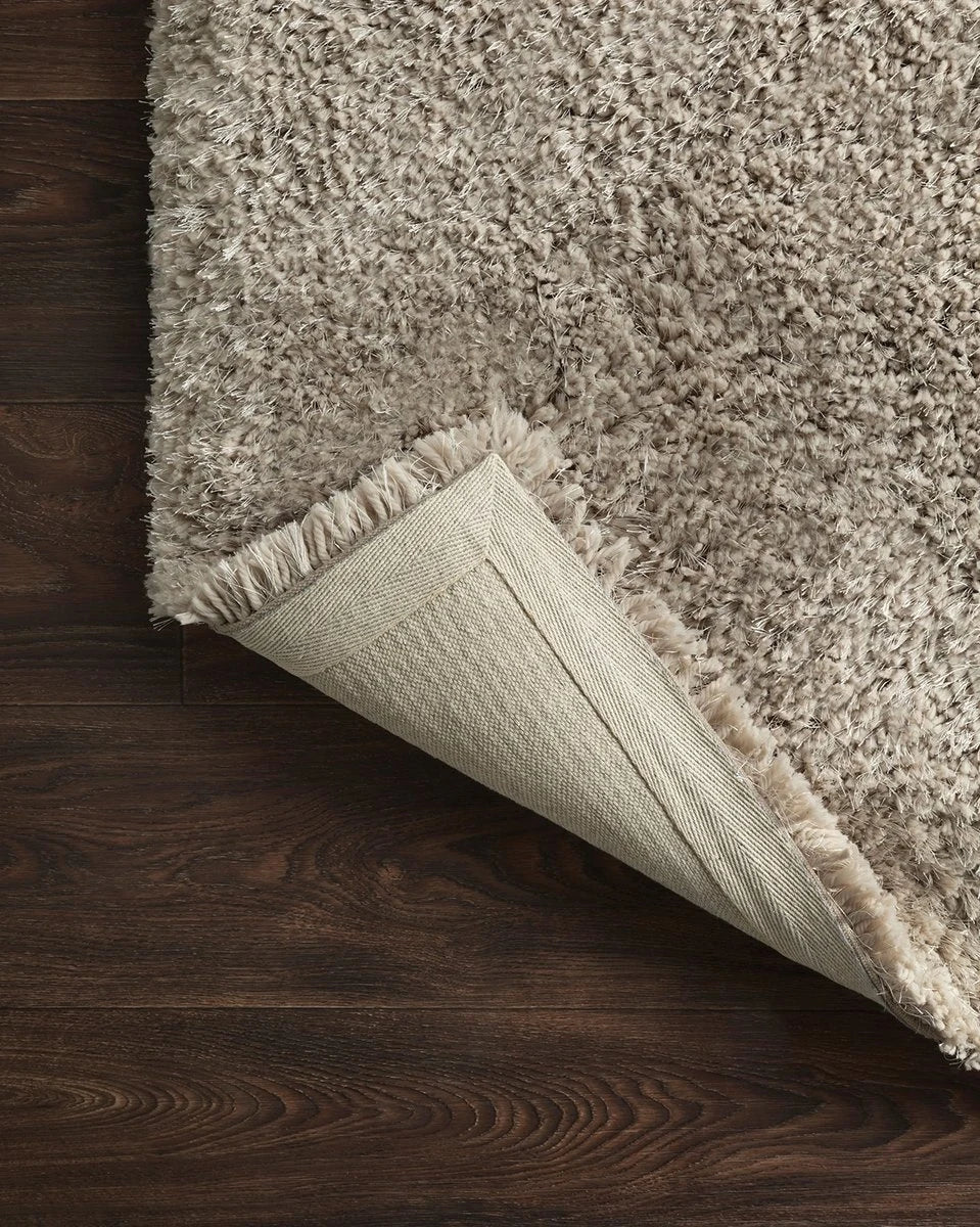 Space Grey Solid Plush Shag Rug - Image 5
