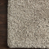 Space Grey Solid Plush Shag Rug - Image 6