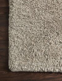 Space Grey Solid Plush Shag Rug - Image 6