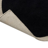 Spot Square Blue Navy Abstract Hand-Tufted Wool Rug - Image 3