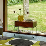 Spotball Walnut Lichen Abstract Hand-Tufted Wool Rug - Image 4