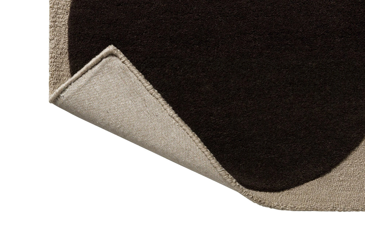Spotball Walnut Lichen Abstract Hand-Tufted Wool Rug - Image 5