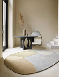 Spring Oval Hand-Tufted Wool Rug Oval Rug - Image 1
