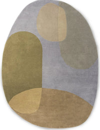 Spring Oval Hand-Tufted Wool Rug Oval Rug - Image 2