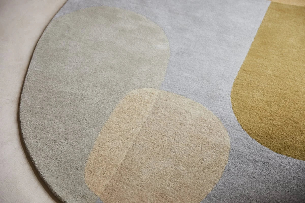 Spring Oval Hand-Tufted Wool Rug Oval Rug - Image 3