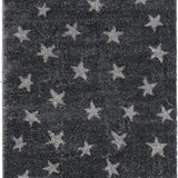 Star Dark Grey Modern Plush Shag Rug - Image 7