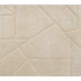 Stasy Cream Geometric Hand-Tufted Wool Rug - Image 5