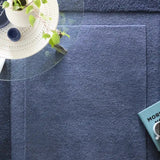 Stasy Evening Blue Geometric Hand-Tufted Wool Rug - Image 1