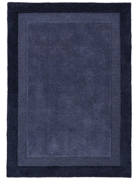 Stasy Evening Blue Geometric Hand-Tufted Wool Rug - Image 5