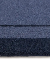 Stasy Evening Blue Geometric Hand-Tufted Wool Rug - Image 6