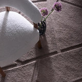 Stasy GreyMauve Geometric Hand-Tufted Wool Rug - Image 2