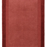 Stasy Wine Red Geometric Hand-Tufted Wool Rug - Image 6