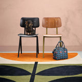 Stem Black Floral Hand-Tufted Wool Rug - Image 2
