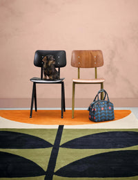 Stem Black Floral Hand-Tufted Wool Rug - Image 2