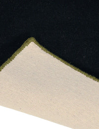 Stem Black Floral Hand-Tufted Wool Rug - Image 5