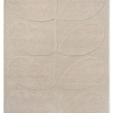 Stem Ecru Floral Hand-Tufted Wool Rug - Image 1