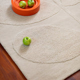 Stem Ecru Floral Hand-Tufted Wool Rug - Image 3